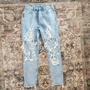 American Eagle Mom Jeans, Sz 2 Long, Tall